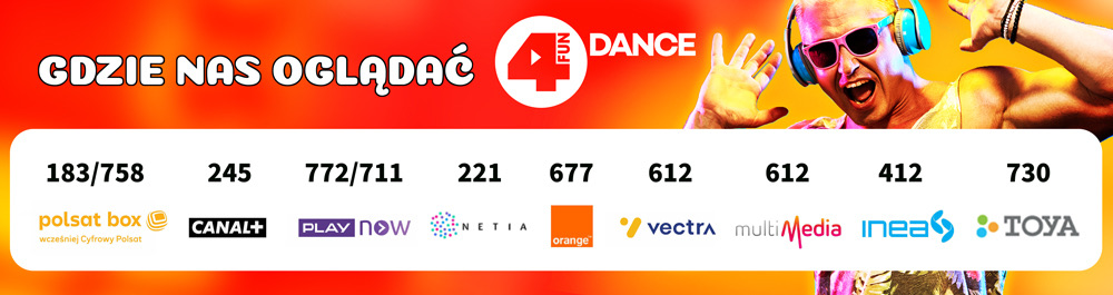 Gdzie nas oglądać - 4FUN DANCE