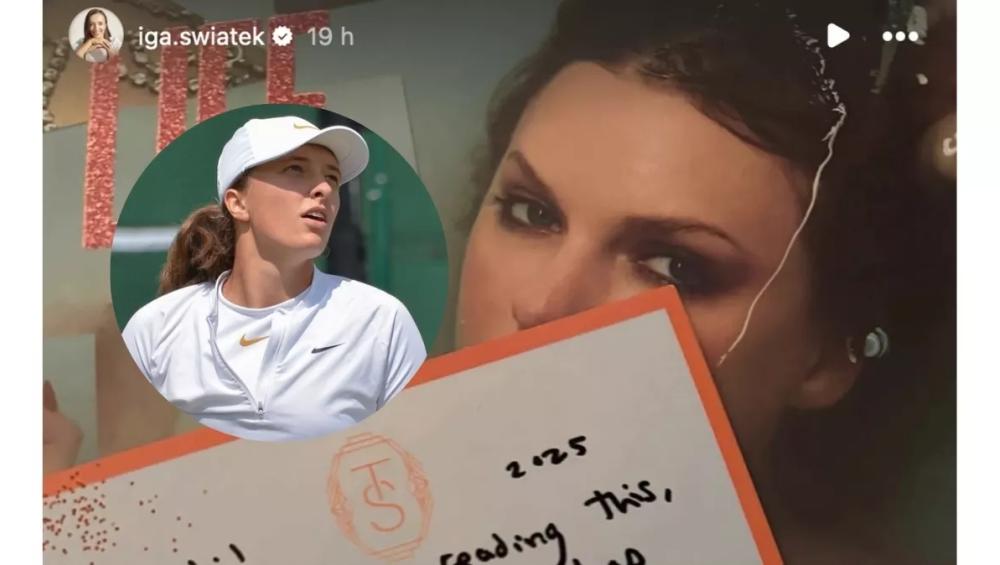 Iga Światek dostała kolejny list od Taylor Swift. Pokazała go publicznie