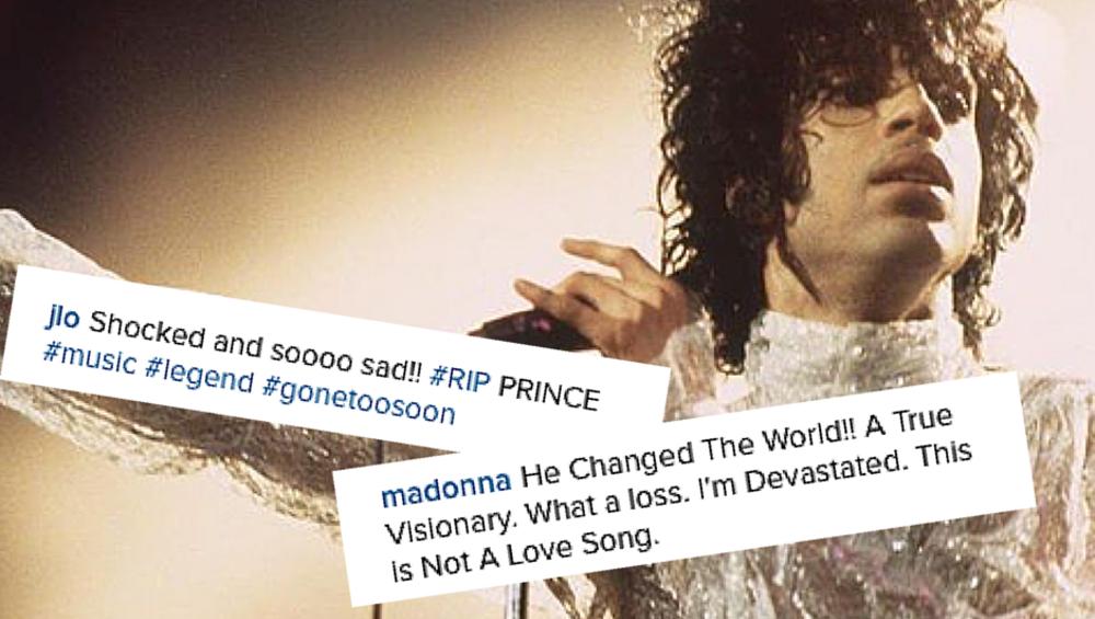 Smutek i żal. Gwiazdy żegnają Prince’a na portalach społecznościowych