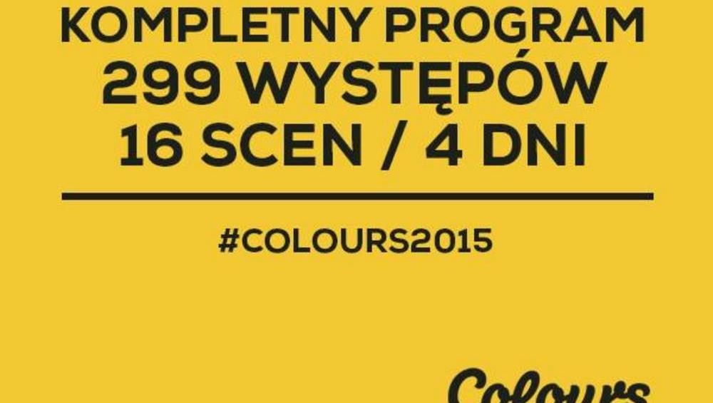 Colours of Ostrava - Kompletny timeline!