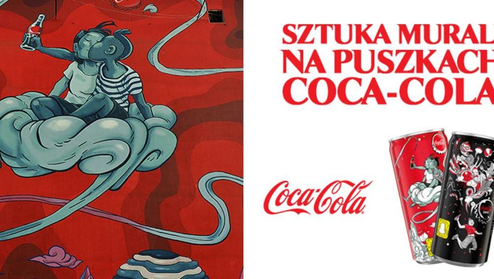 Murale na puszkach Coca-Cola Murale na puszkach Coca-Cola