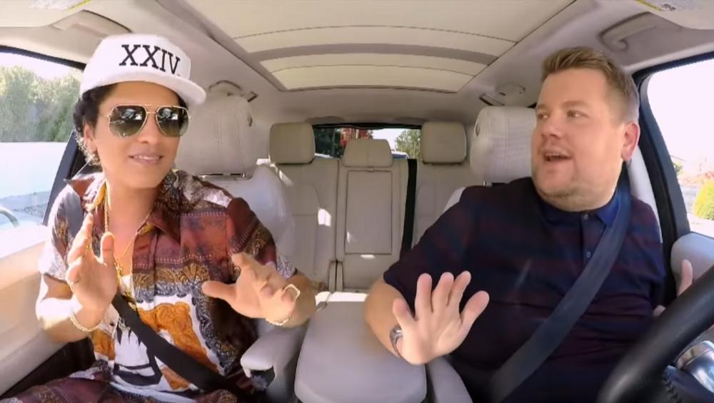 Bruno Mars w Carpool Karaoke Jamesa Cordena! ZOBACZ