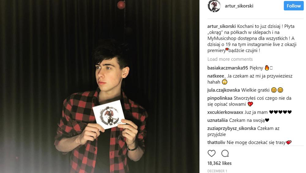 Debiutancka płyta Artura Sikorskiego! OKRĄG podbije listy przebojów?