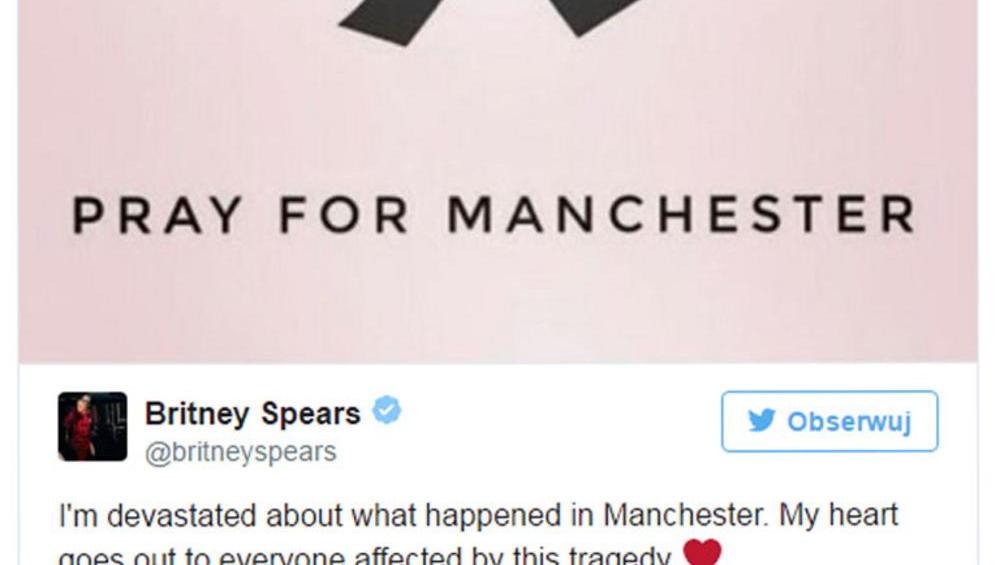 Artyści składają kondolencje po eksplozji w Manchestrze