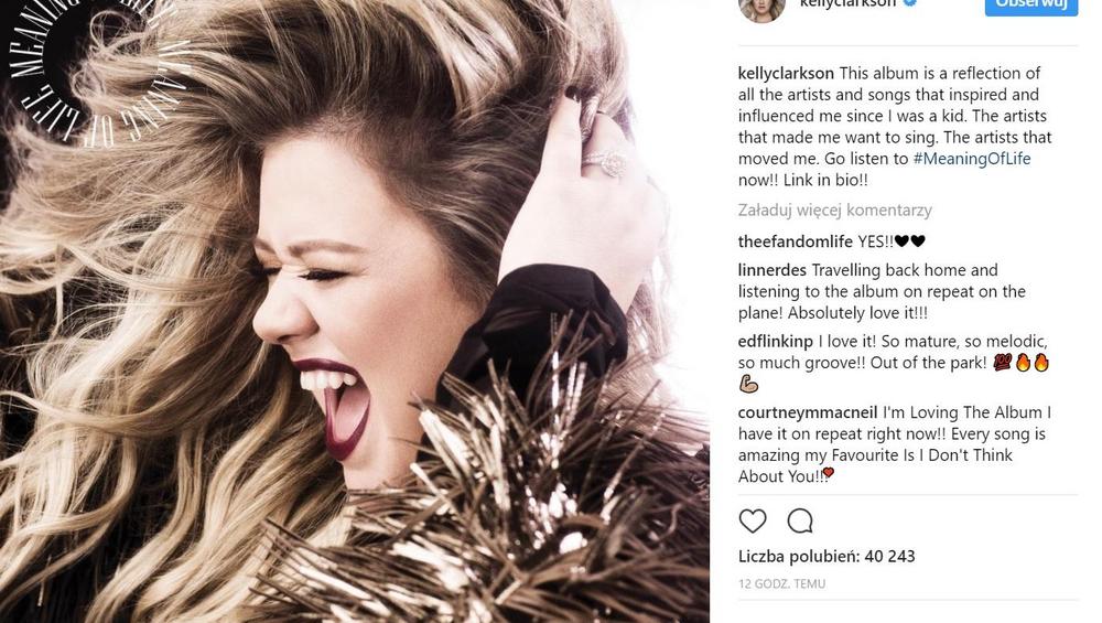 Kelly Clarkson powraca z krążkiem MEANING OF LIFE! Kelly Clarkson powraca z krążkiem MEANING OF LIFE!