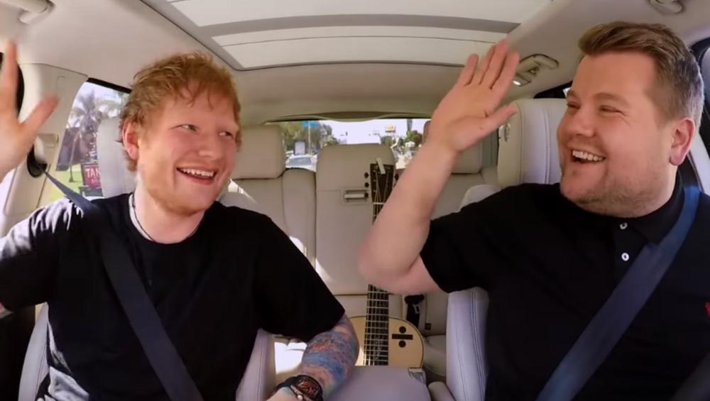 Ed Sheeran w Carpool Karaoke Jamesa Cordena!