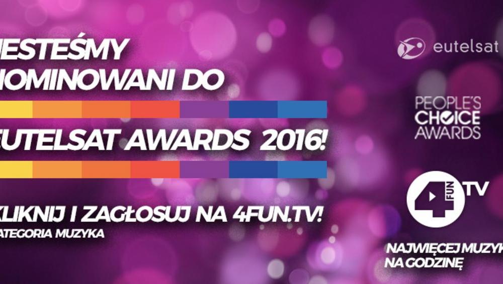 Telewizja 4FUN.TV nominowana do Eutelsat Awards 2016. Zagłosuj!