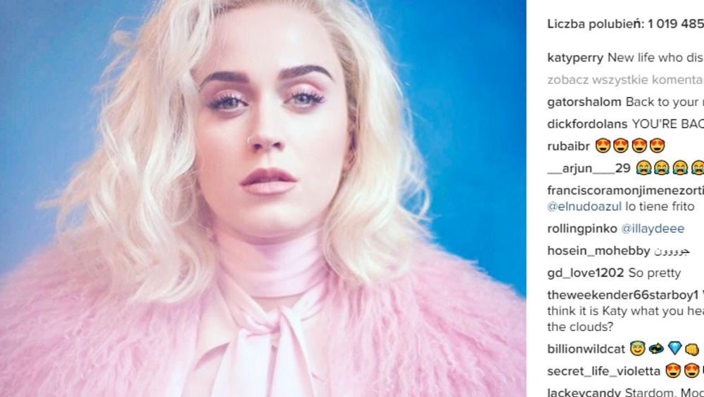 Katy Perry z premierą nowego singla! Katy Perry z premierą nowego singla!