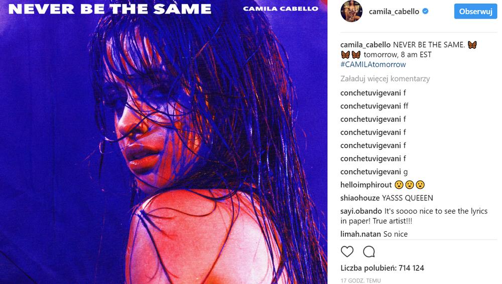 Dwa nowe single Camili Cabello – posłuchaj NEVER BE THE SAME i REAL FRIENDS!
