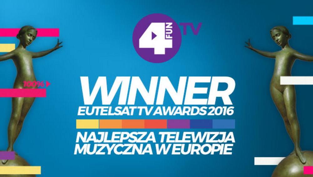 4FUN.TV z prestiżową nagrodą Eutelsat TV Awards 2016