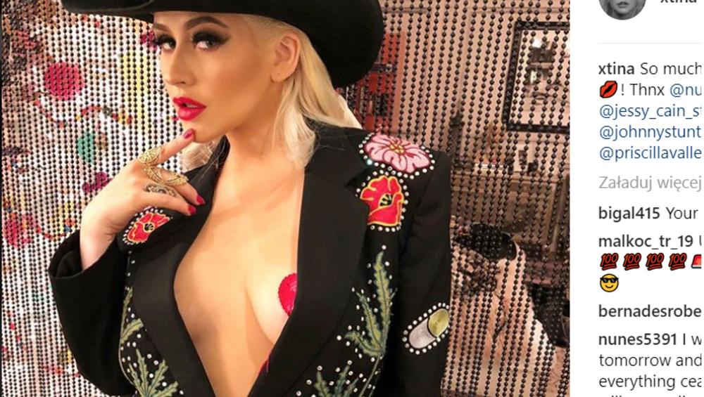 Christina Aguilera topless. Tak promuje nowy album? Christina Aguilera topless. Tak promuje nowy album?