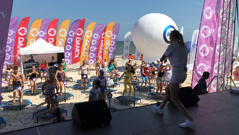 Słoneczna Stacja podbiła plaże w Łebie! Słoneczna Stacja podbiła plaże w Łebie!