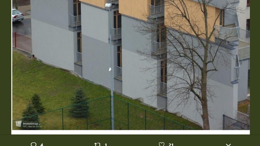 Budowlany ŻART stanął w Krakowie