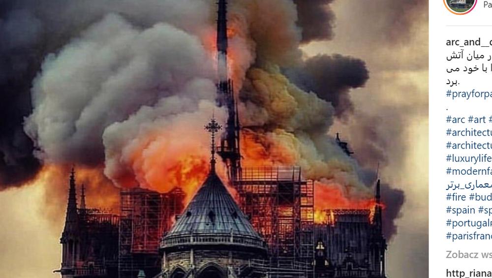 Notre Dame: jak wygląda po pożarze? Pierwsze zdjęcia ze środka