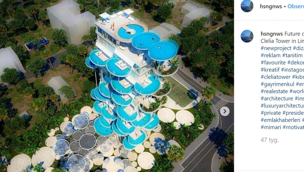 Blok z basenami na balkonach. Chcielibyście tu mieszkać?