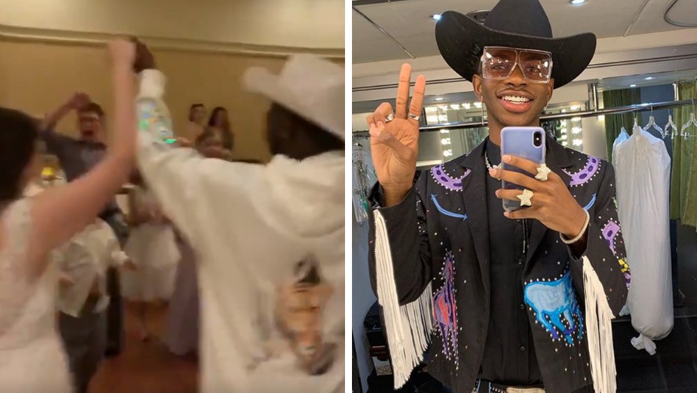 Lil Nas X wpadł na wesele fanów i zatańczył z panną młodą [WIDEO]