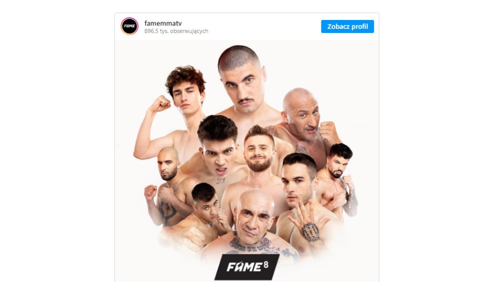 Fame MMA 8: gdzie oglądać online?
