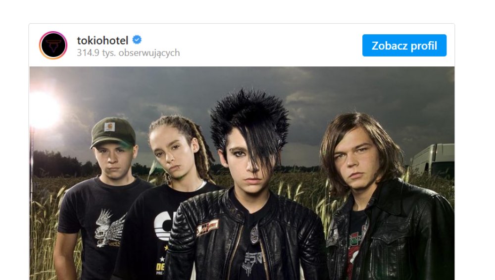 Tokio Hotel zagrają koncert w Polsce! [DATA, MIEJSCE, BILETY]