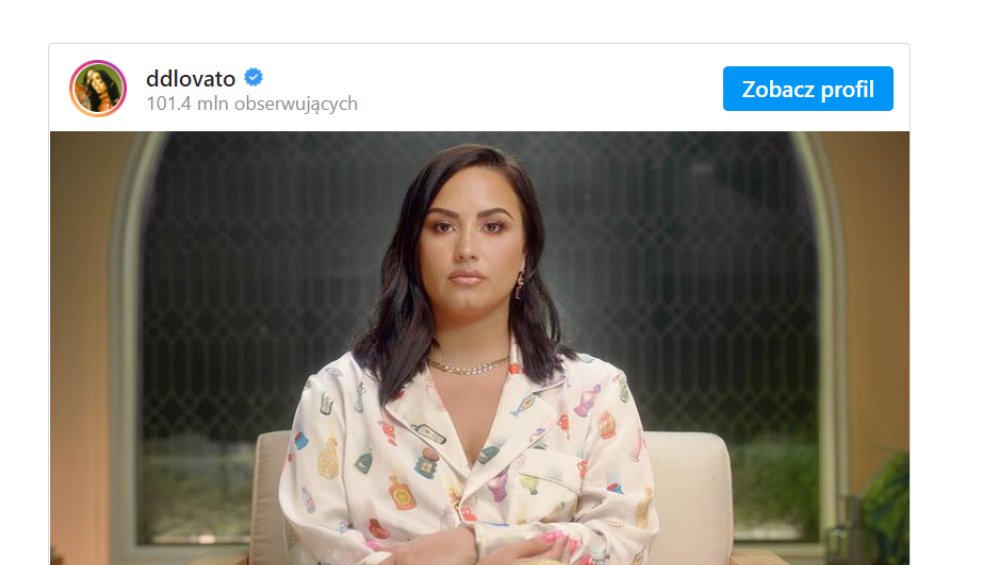 Demi Lovato o powrocie do narkotyków: „To samo powinno mnie zabić”