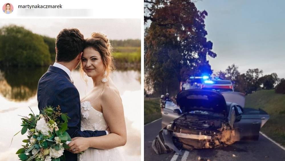 Martyna Kaczmarek zrywa kontakt z domniemanym sprawcą wypadku po jej weselu. Zrzucił winę na stare auto