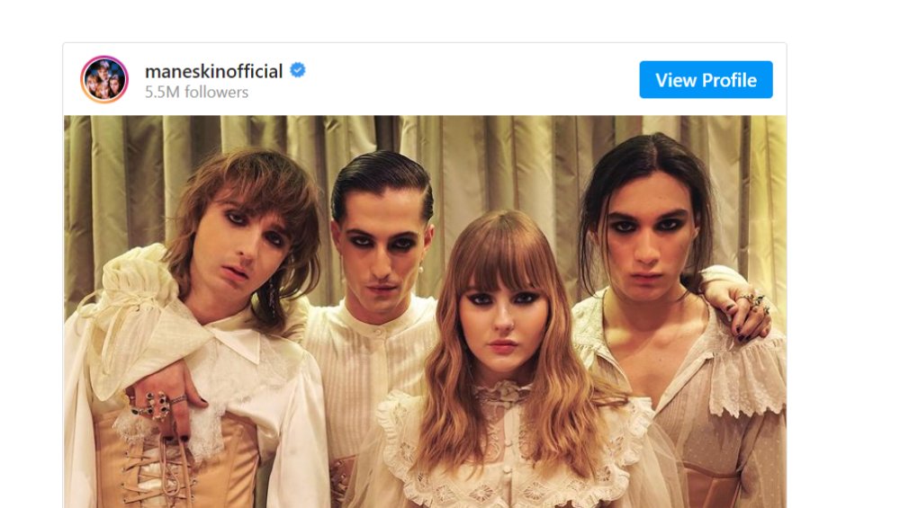 Maneskin nago na Instagramie. Tak promują nową piosenkę?