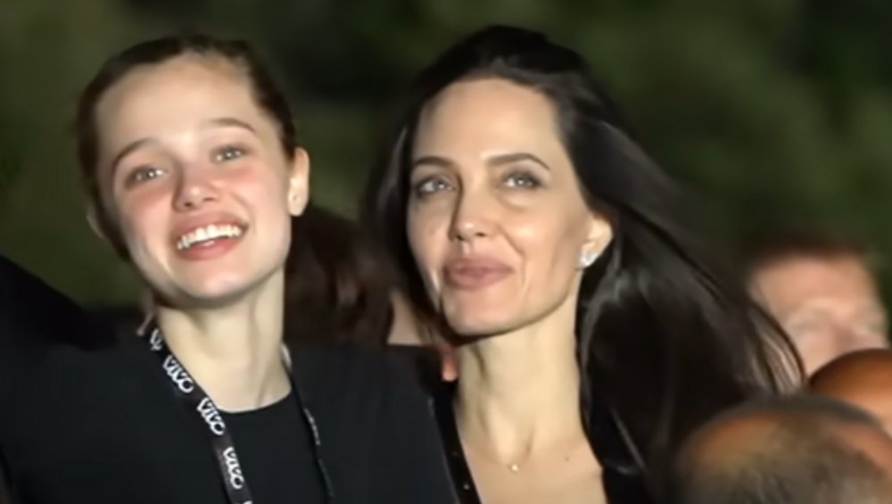 Angelina Jolie i Shiloh bawiły się razem na koncercie Maneskin [WIDEO]