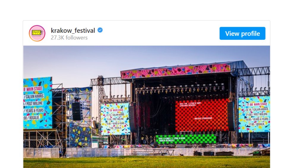 Kraków Live Festival 2022: line up, artyści. Kto wystąpi w tym roku?