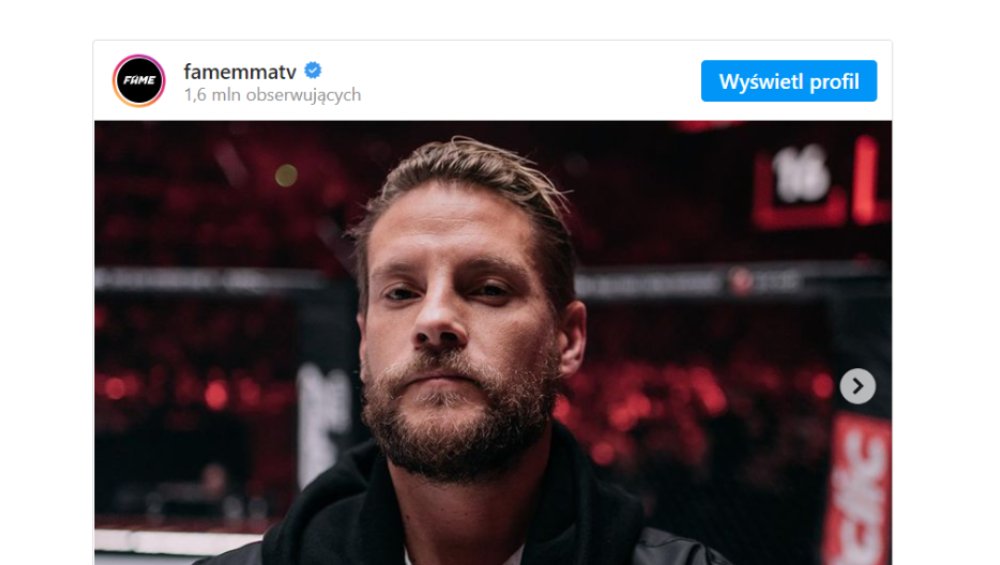 Sebastian Fabijański wydał oświadczenie ws. Fame MMA. 'Może być śmiesznie'