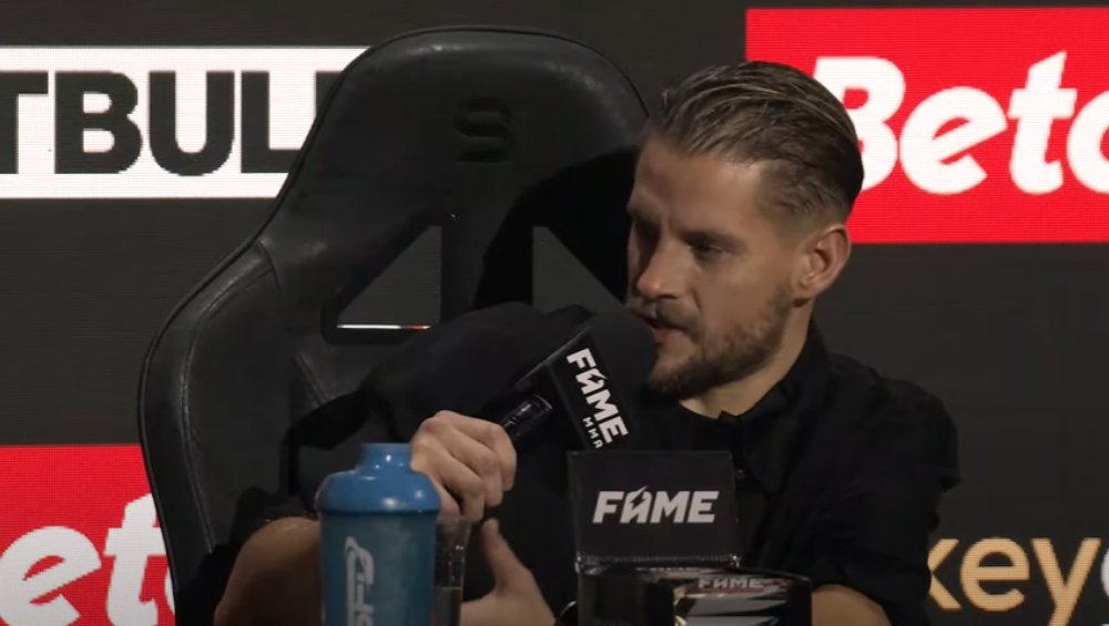 Sebastian Fabijański zapytany o Rafalalę na konferencji Fame MMA. Ostra reakcja