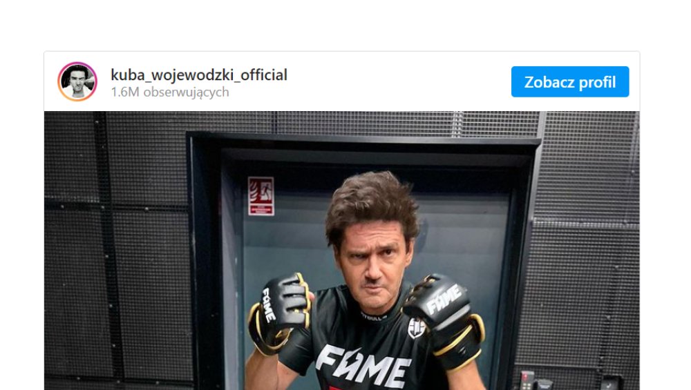 Kuba Wojewódzki 'szykuje się' na Fame MMA. '7 marca 2023'