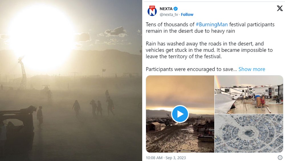 Burning Man 2023: festiwalowicze utknęli na pustyni. 1 osoba nie żyje