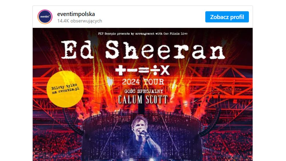 Ed Sheeran z DRUGIM koncertem w Gdańsku! Potwierdzono drugą datę