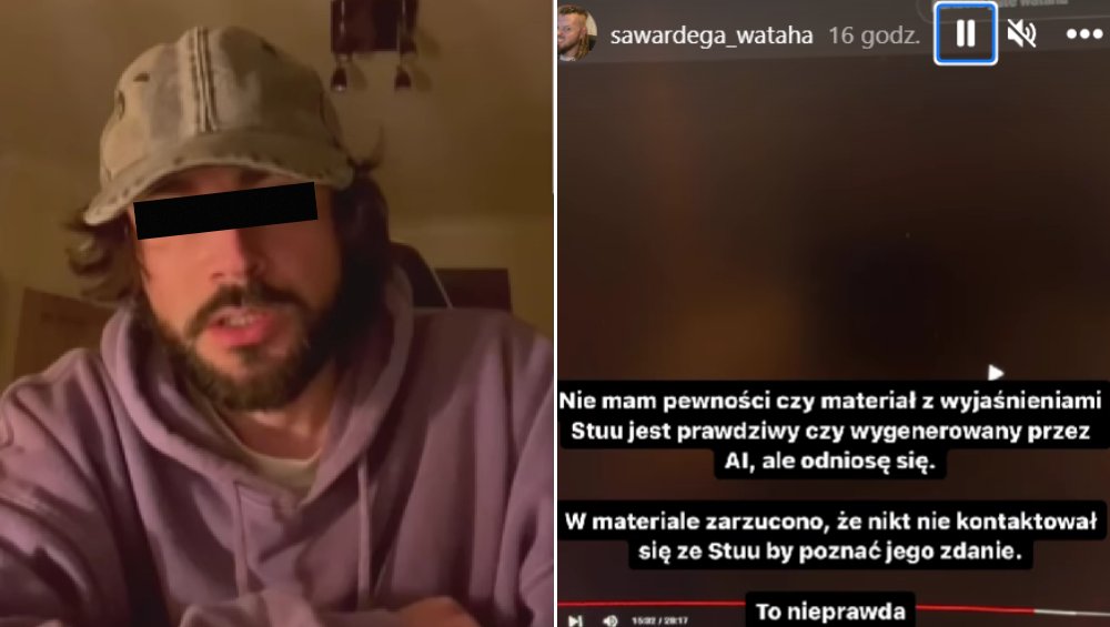 Stuu nagrał film z wyjaśnieniami? Wardęga sugeruje, że to może być przeróbka Stuu nagrał film z wyjaśnieniami? Wardęga sugeruje, że to może być przeróbka
