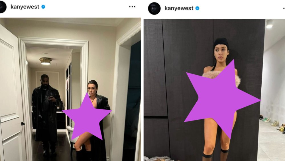Kanye West pokazał półnagie zdjęcia swojej żony. Fani ostro reagują