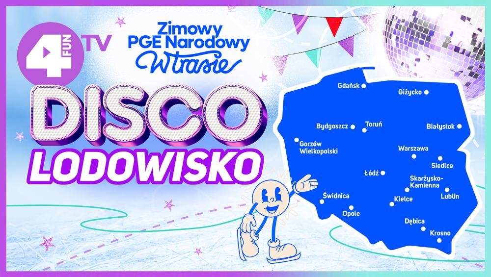 Zimowy PGE Narodowy w Trasie znów rusza w Polskę! Do jakich miast zawita m.in. Disco Lodowisko?