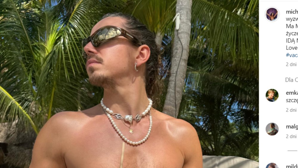 Półnagi Michał Szpak pokazał wideo z wakacji. Zakończył nagrywanie w idealnym momencie