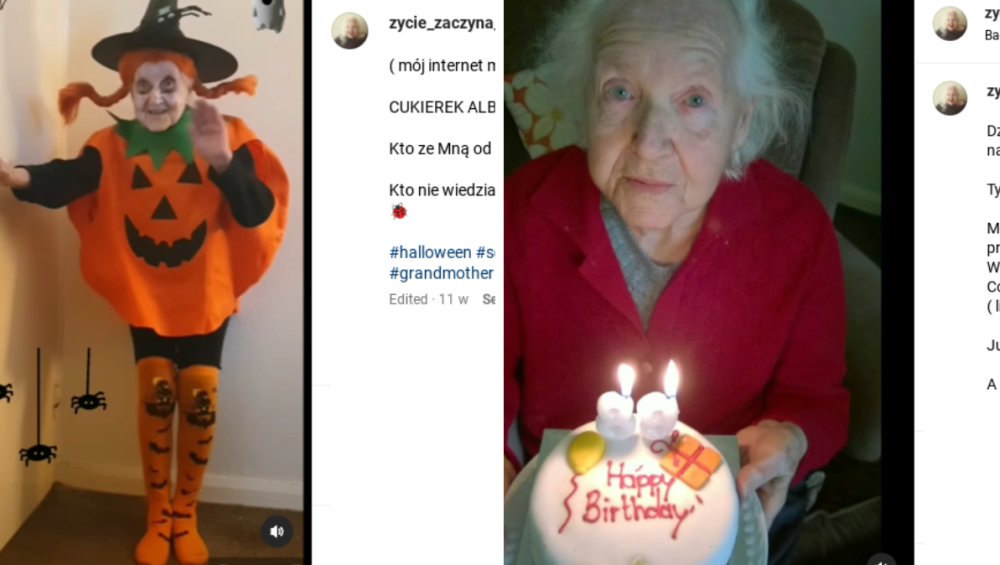 Życie zaczyna się po 90-tce? 97-letnia Polka podbija Instagrama
