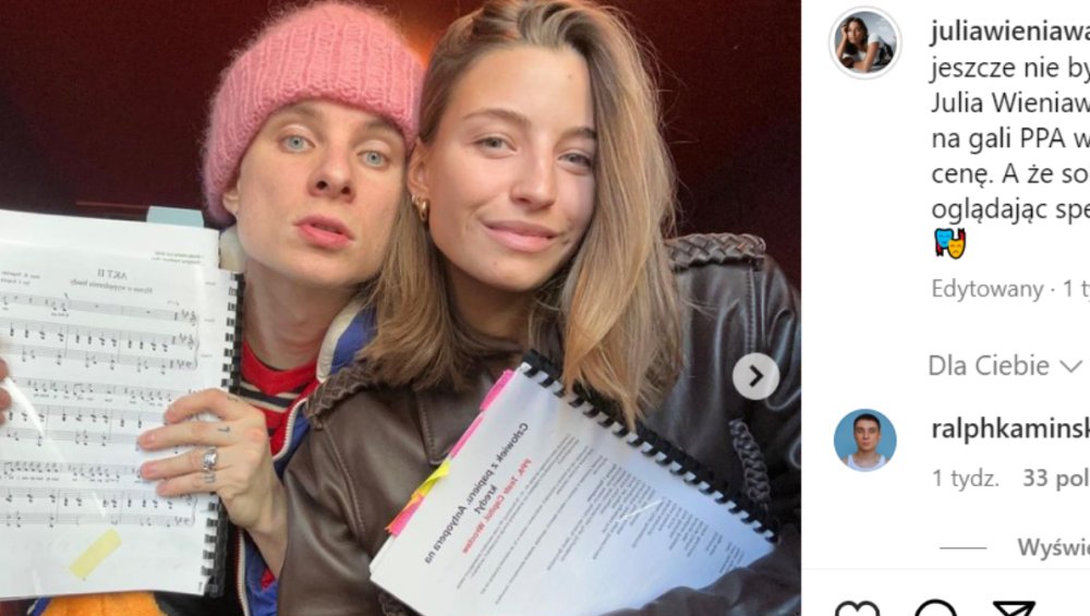 Ralph Kaminski i Julia Wieniawa we wspólnym projekcie. Porusza ważny temat