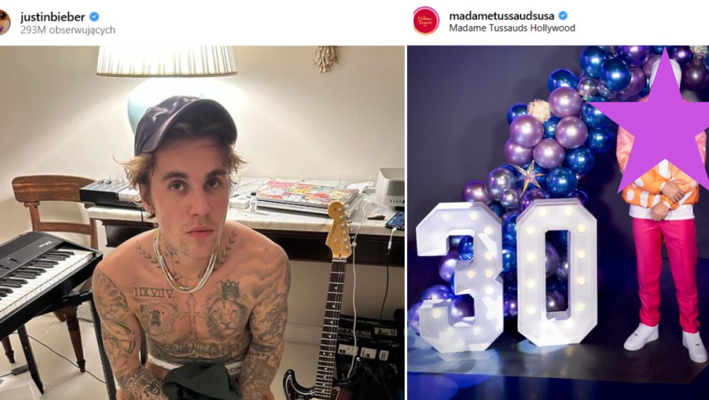 Justin Bieber otrzymał własną figurę woskową z okazji 30-tych urodzin. Jak wygląda?