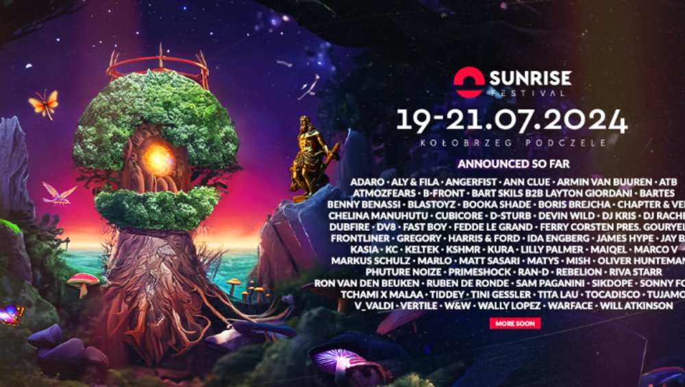 Sunrise Festival 2024 ogłasza skład sceny techno. Będzie się działo!