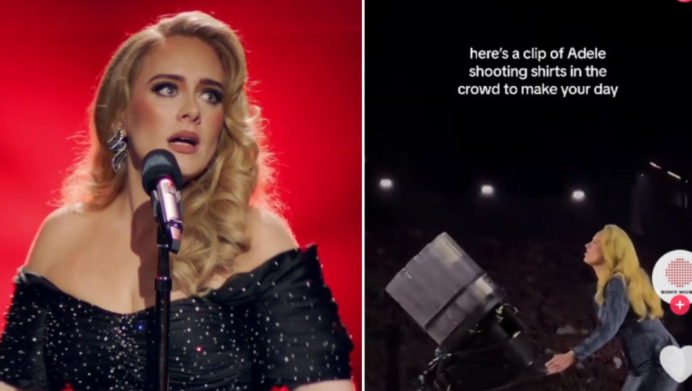 Adele strzela na swoich koncertach. Dosłownie Adele strzela na swoich koncertach. Dosłownie