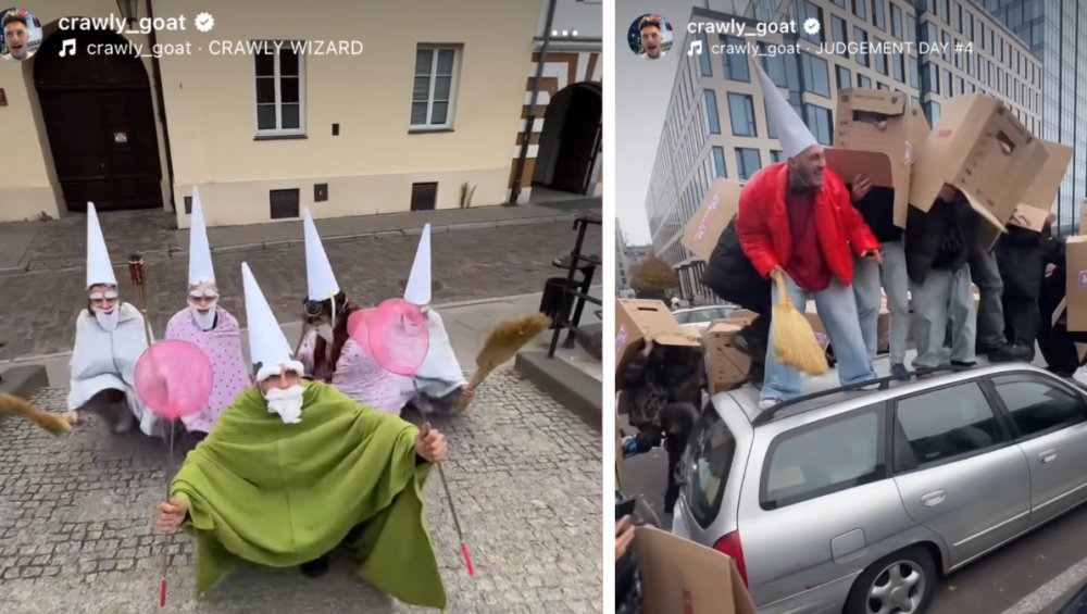 Gnom Crawly znowu w akcji. Nieoficjalnie został zatrzymany przez policję w Warszawie Gnom Crawly znowu w akcji. Nieoficjalnie został zatrzymany przez policję w Warszawie