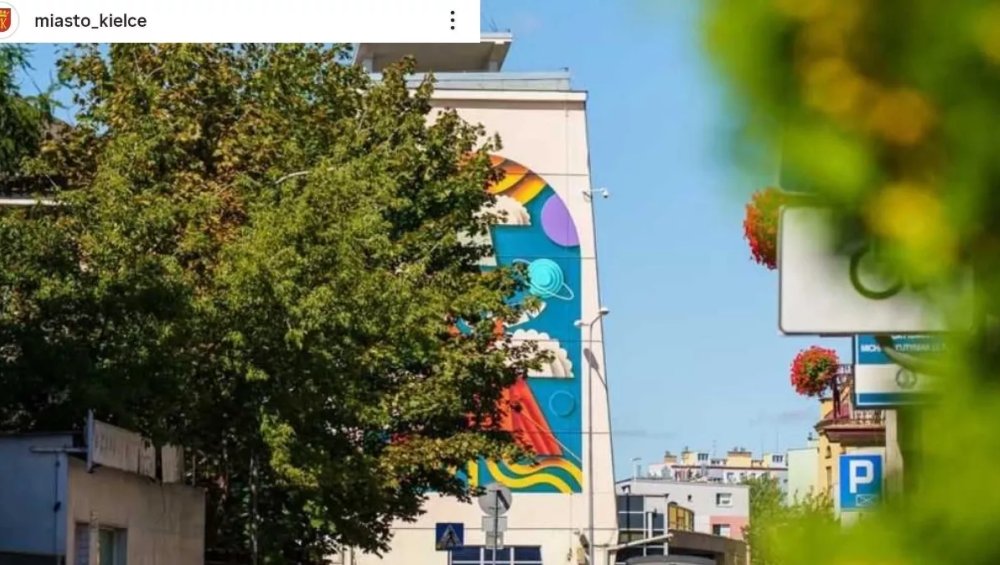 Powstał mural na cześć Sławosza Uznańskiego-Wiśniewskiego. Załapały się też pierogi