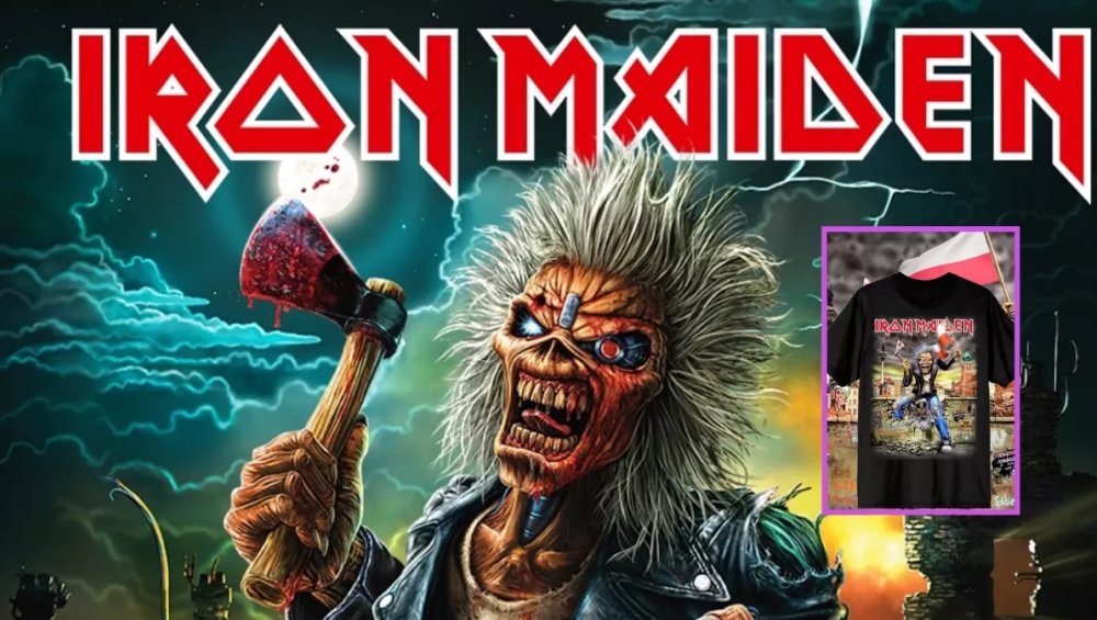 Iron Maiden sprzedaje koszulki z polskim motywem. Gdzie można je kupić i ile kosztują?