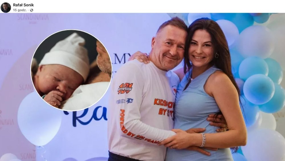 Rafał Sonik ponownie został ojcem! Pochwalił się zdjęciami