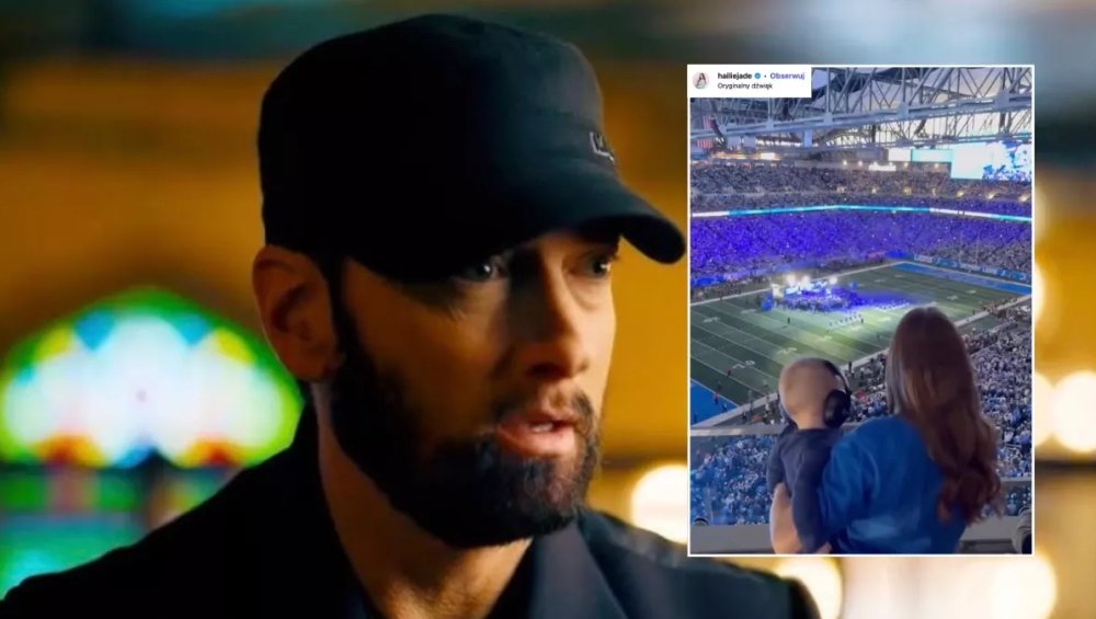 Wzruszający widok na koncercie Eminema. Wnuczek zobaczył jego występ na żywo