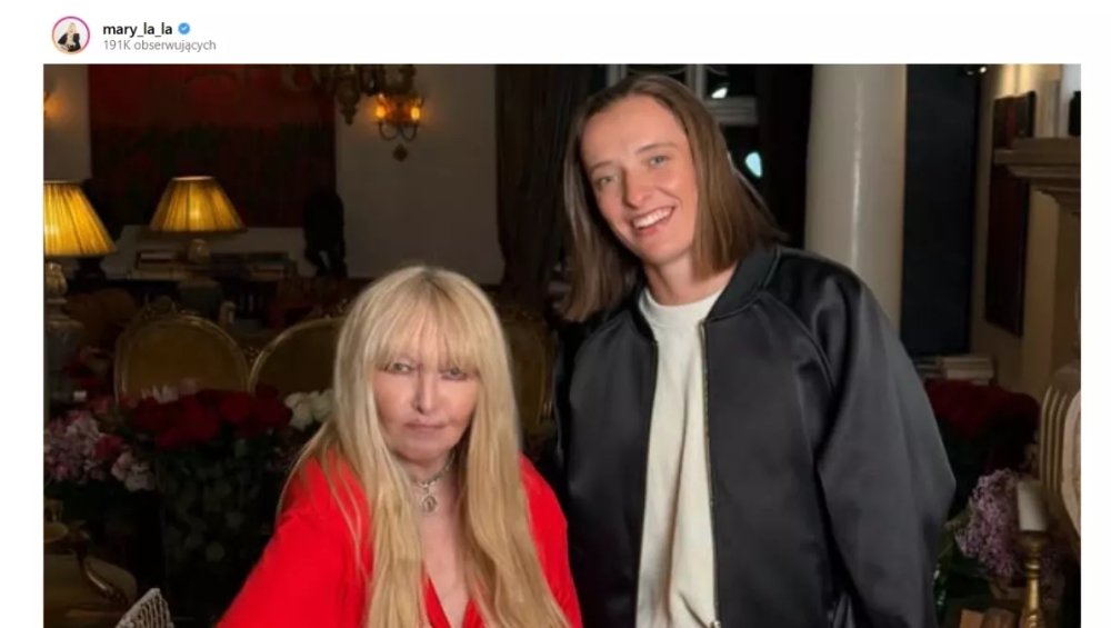 Iga Świątek wpadła na urodziny do Maryli Rodowicz. Jubilatka w szoku!