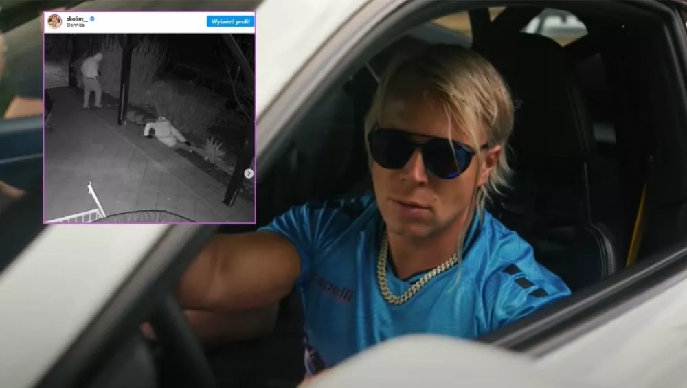 Włamywacze chcieli dostać się do domu Skolima. Artysta pokazał zdjęcia