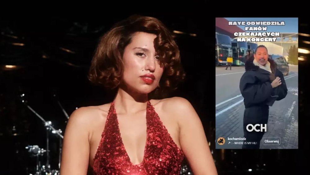 Raye pomiędzy próbami wyszła do polskich fanów. Zapamiętają to na długo