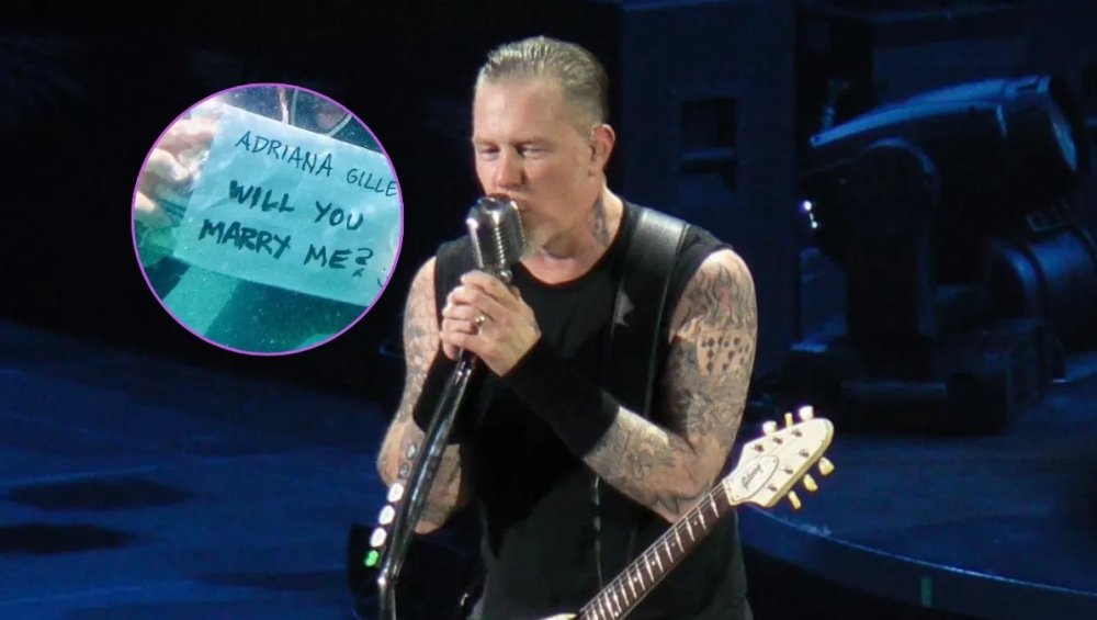 James Hetfield z Metalliki oświadczył się w nietypowy sposób. Są zdjęcia